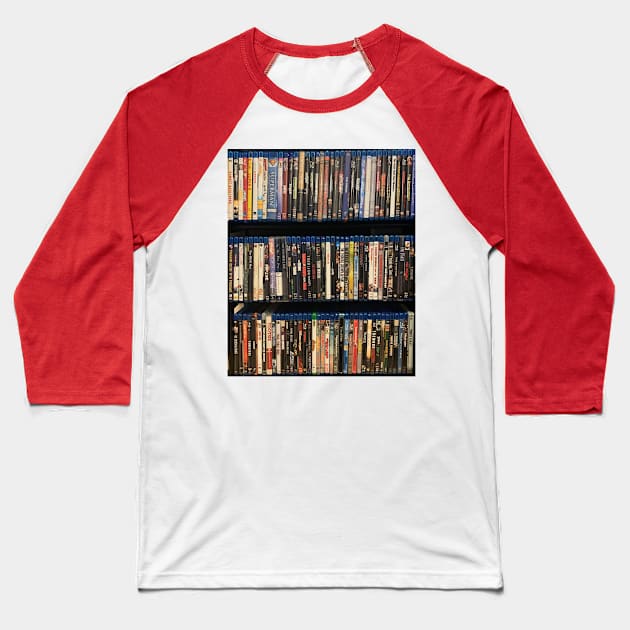 Bluray Collection 2.0 Baseball T-Shirt by @johnnehill